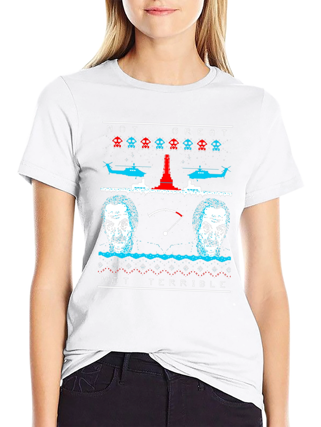 Not Great Not Terrible Ugly Christmas T-Shirt