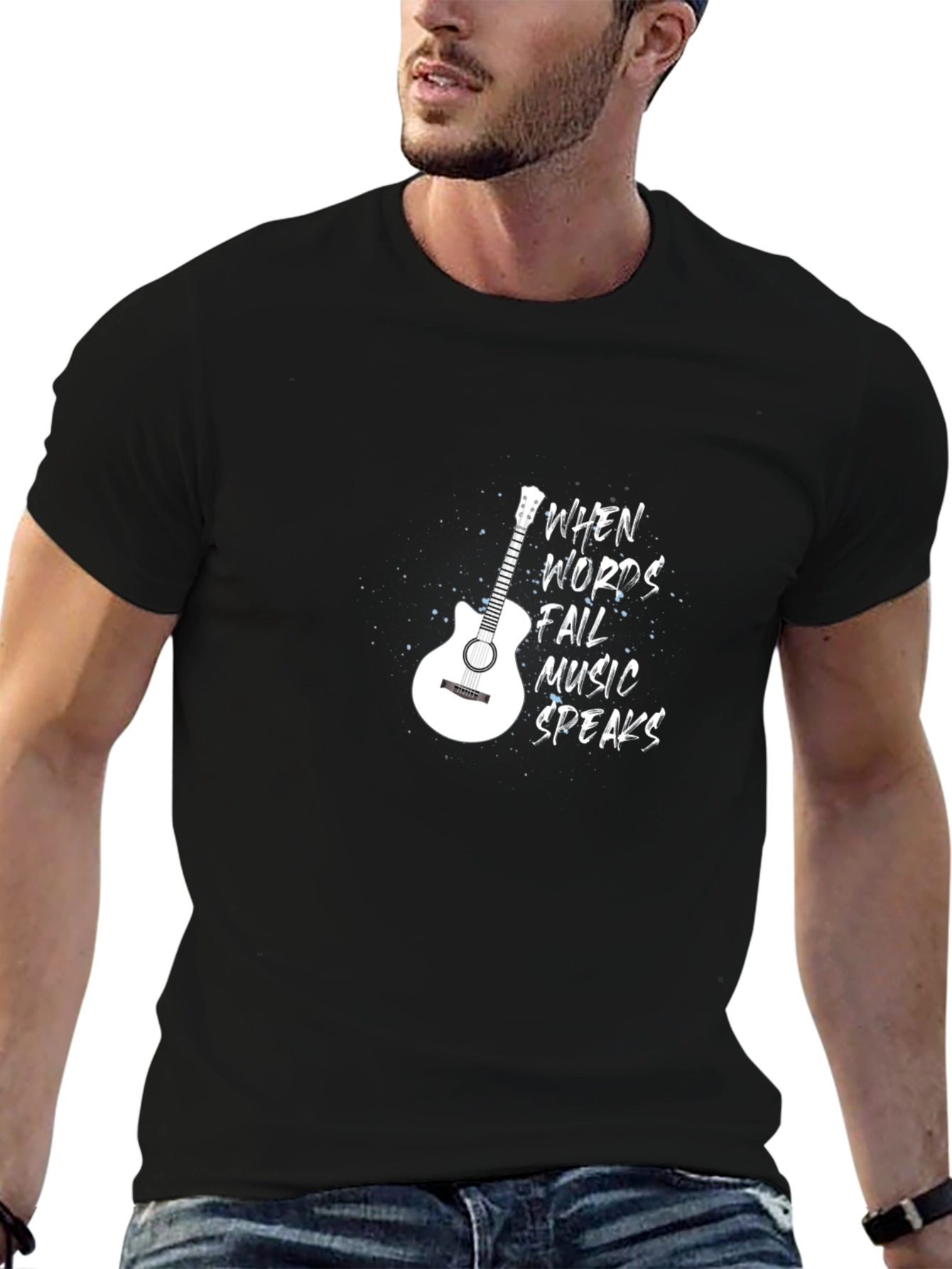 Music Speaks Graphic Tee