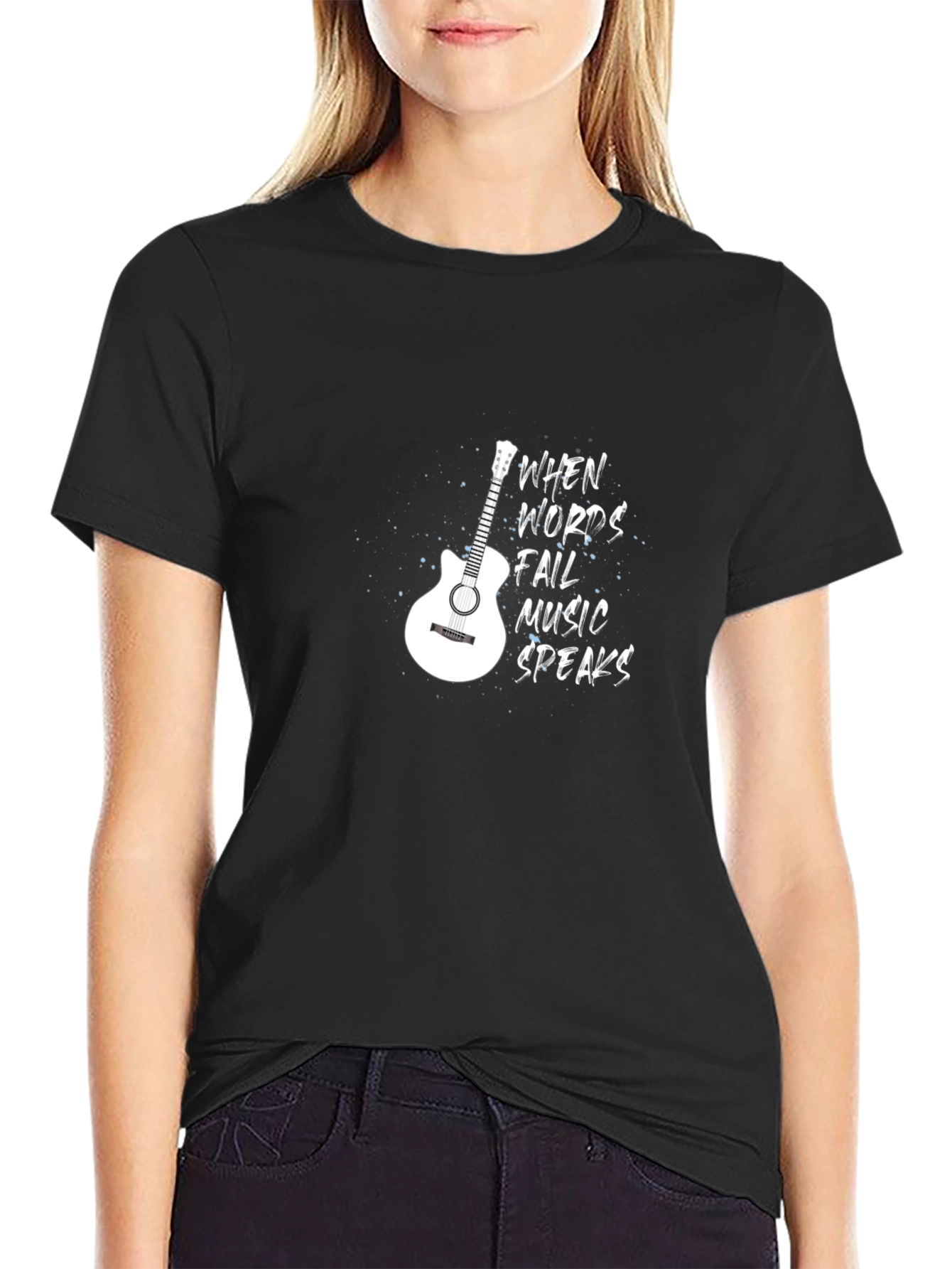 Music Speaks Graphic Tee