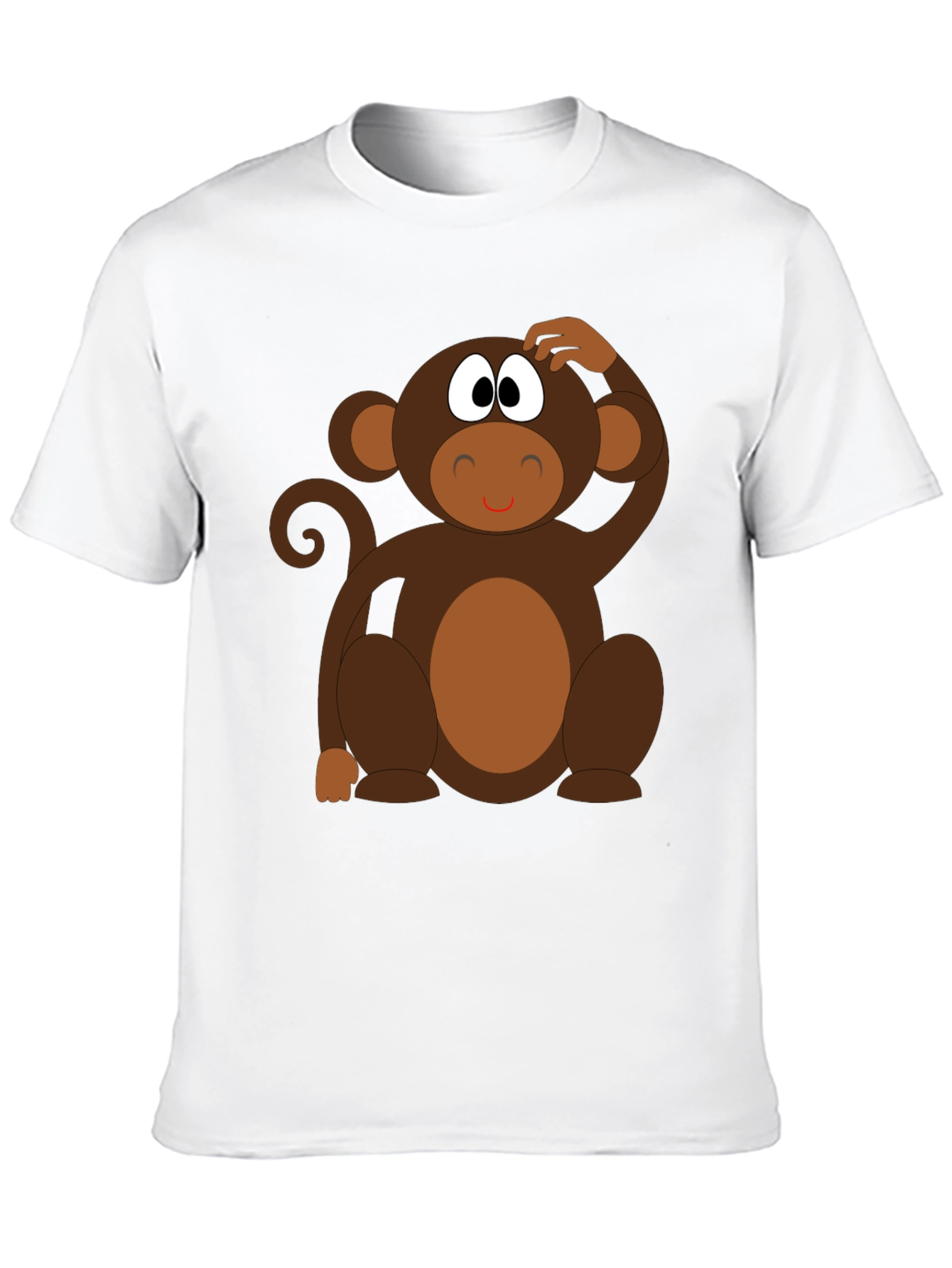 Funny Monkey Graphic T-Shirt - Unisex Crew Neck