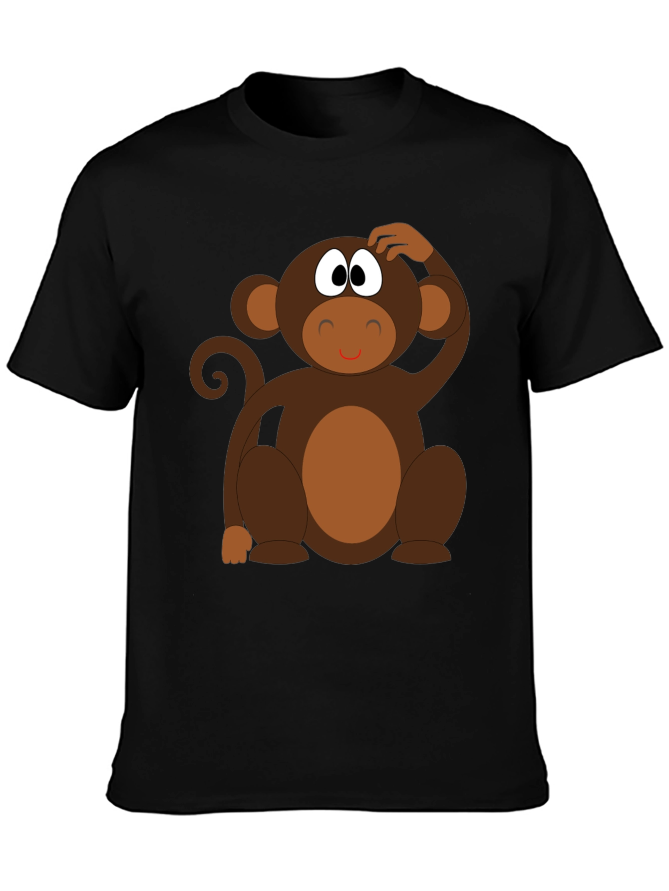 Funny Monkey Graphic T-Shirt - Unisex Crew Neck