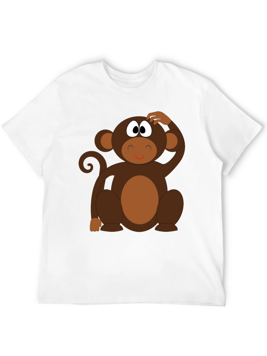 Funny Monkey Graphic T-Shirt - Unisex Crew Neck