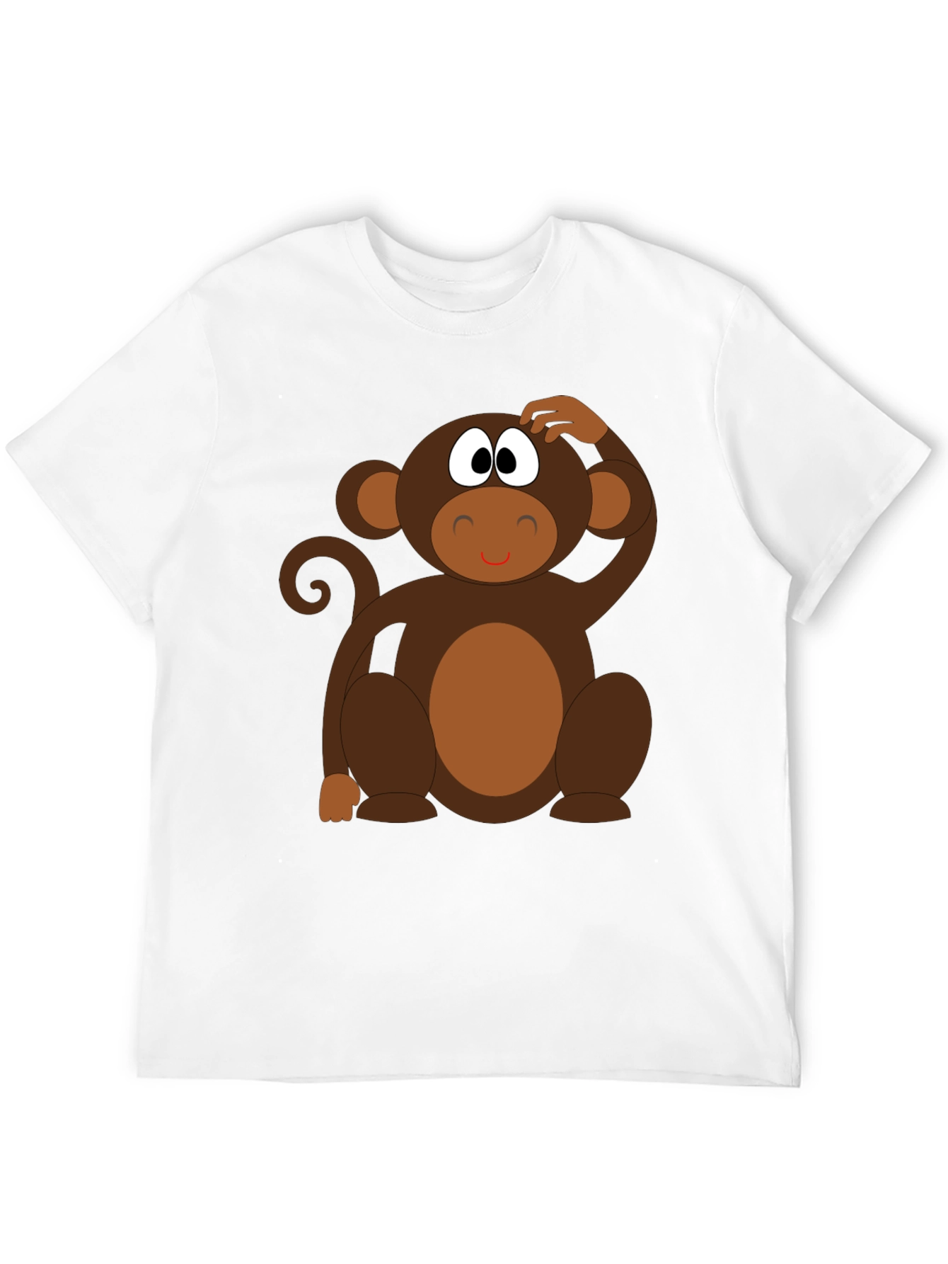 Funny Monkey Graphic T-Shirt - Unisex Crew Neck