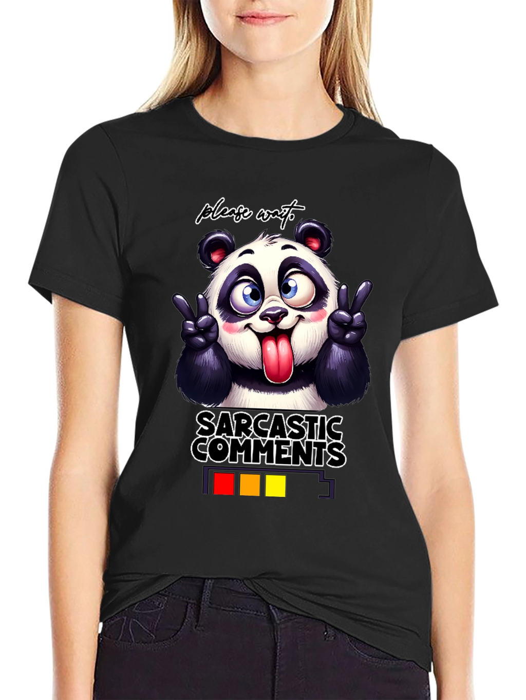 Sarcastic Comments Panda T-Shirt