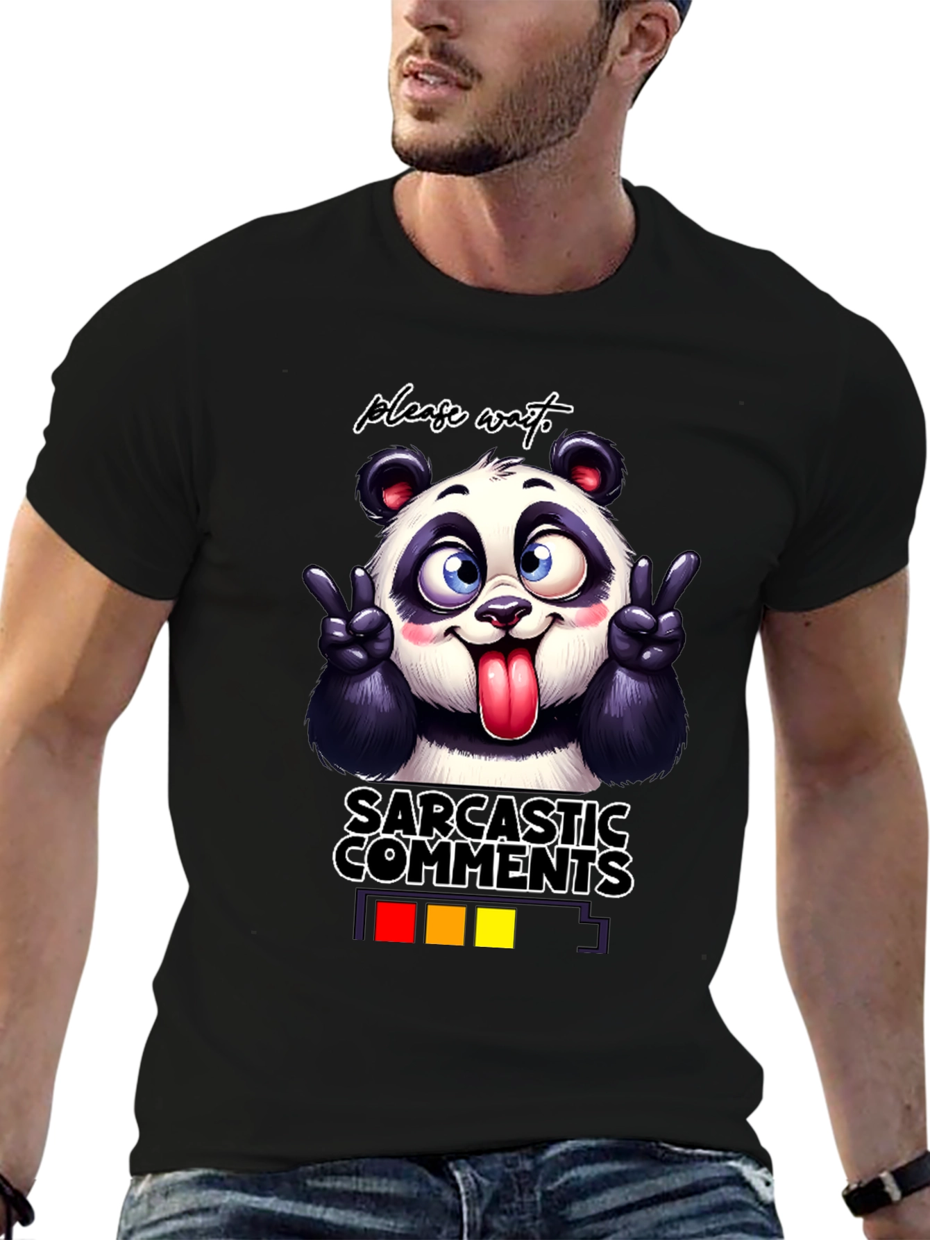 Sarcastic Comments Panda T-Shirt