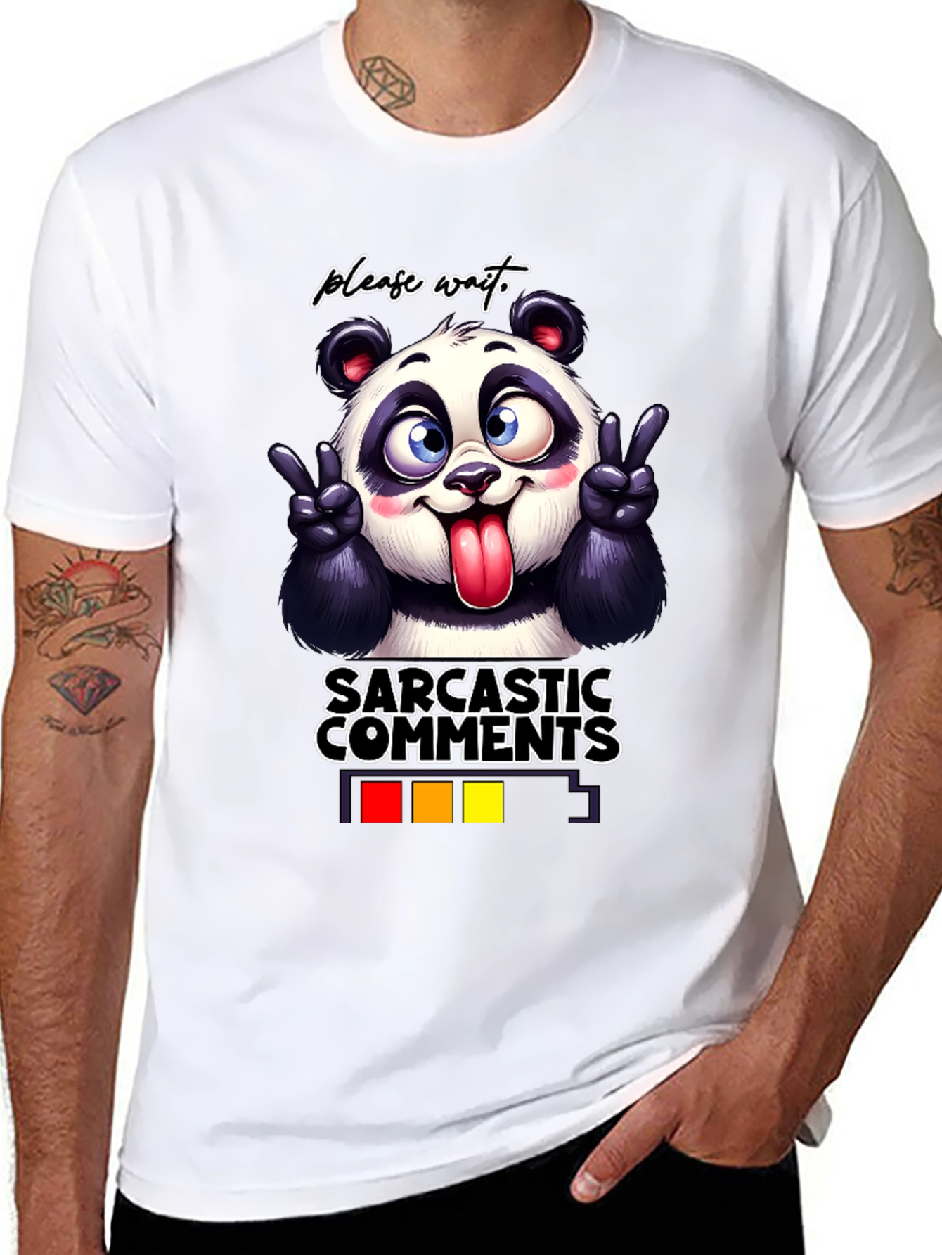 Sarcastic Comments Panda T-Shirt