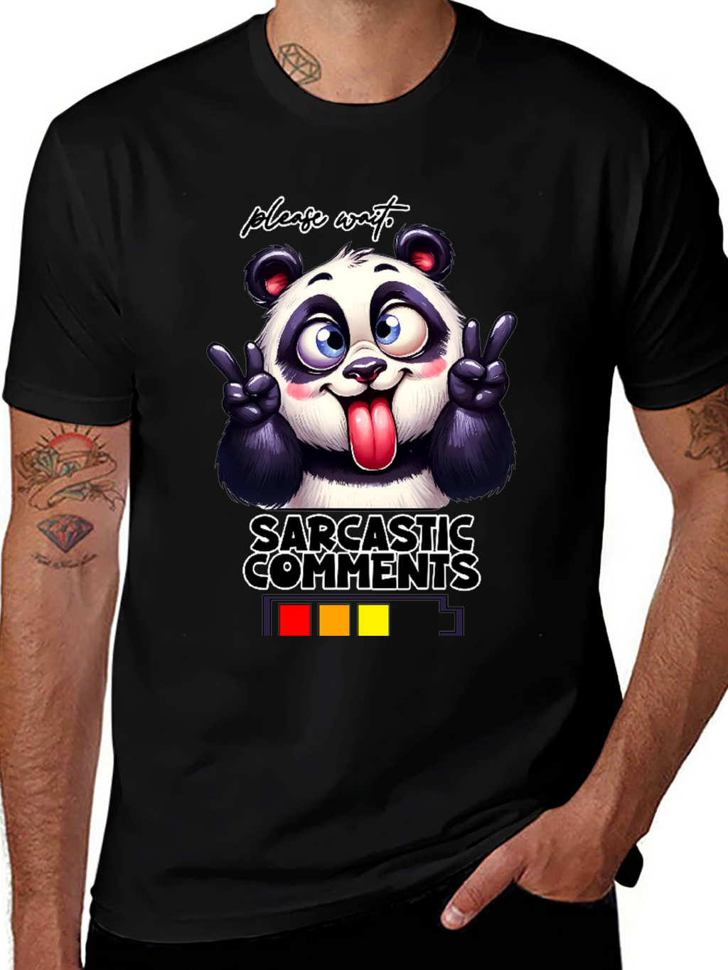Sarcastic Comments Panda T-Shirt