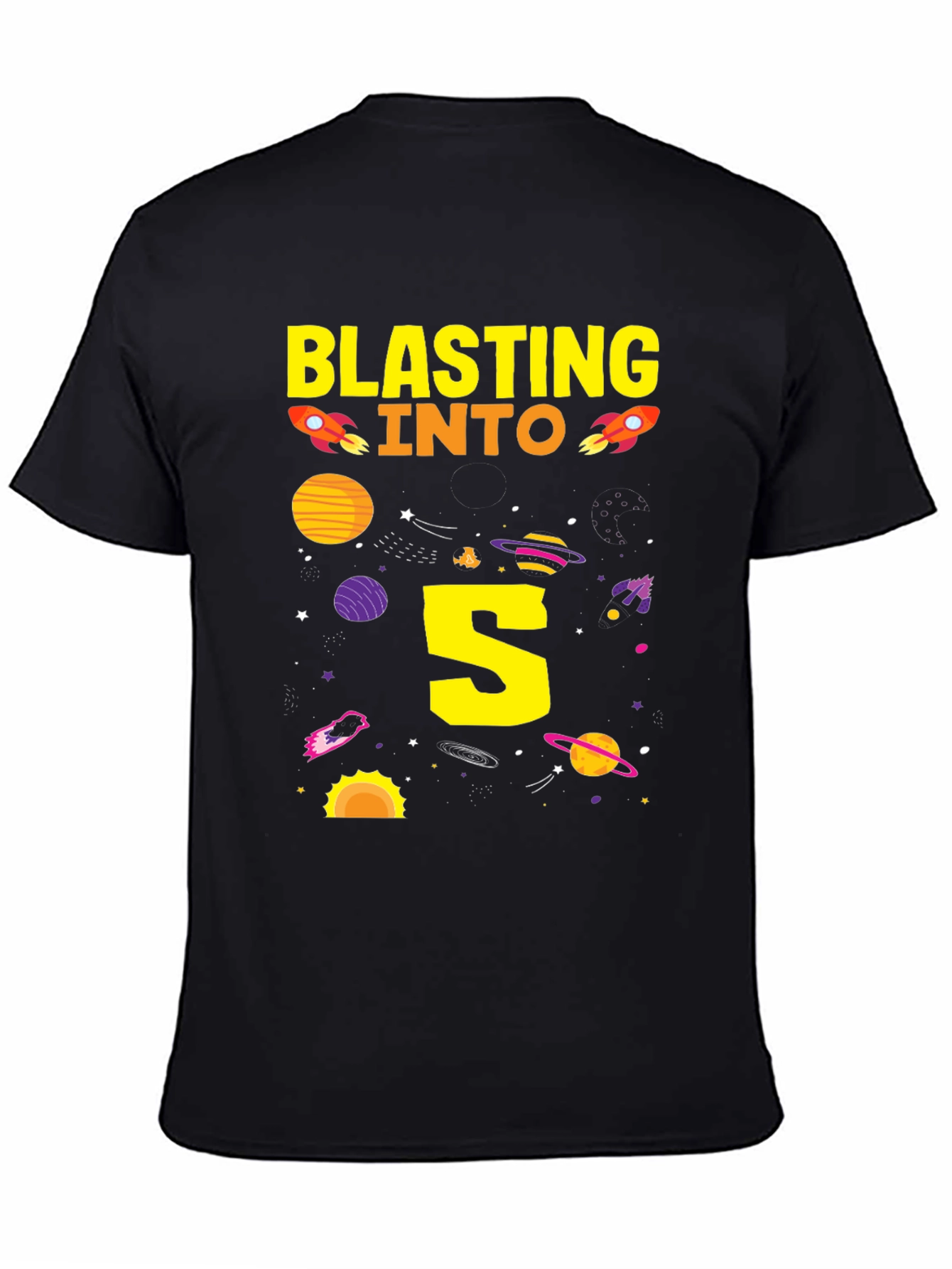 Blasting into 5th Birthday T-Shirt