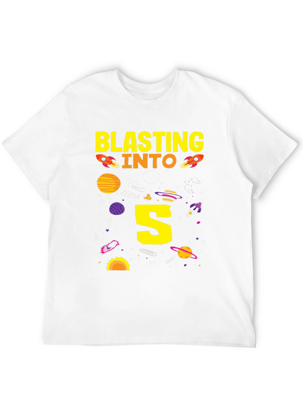 Blasting into 5th Birthday T-Shirt