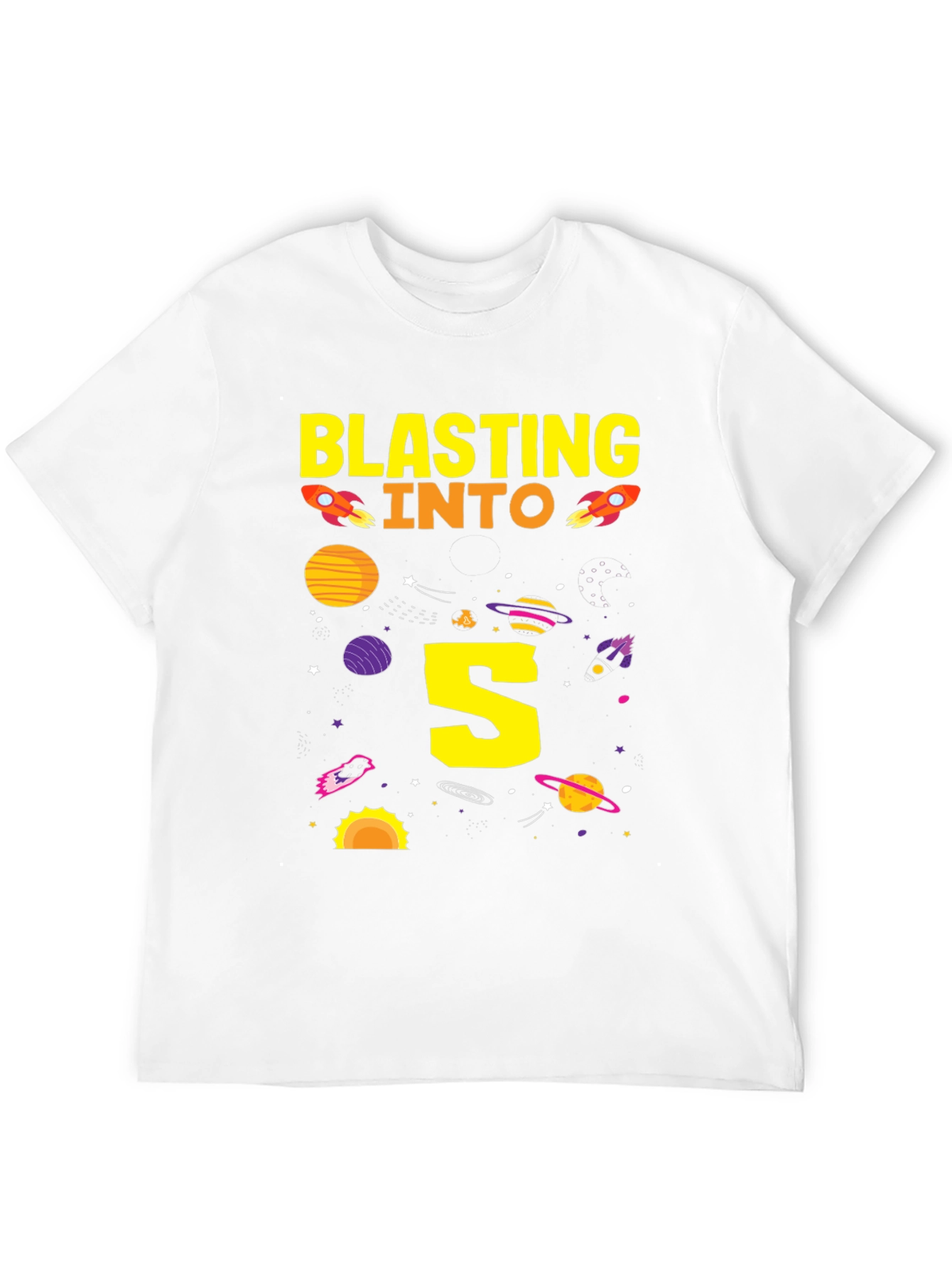 Blasting into 5th Birthday T-Shirt