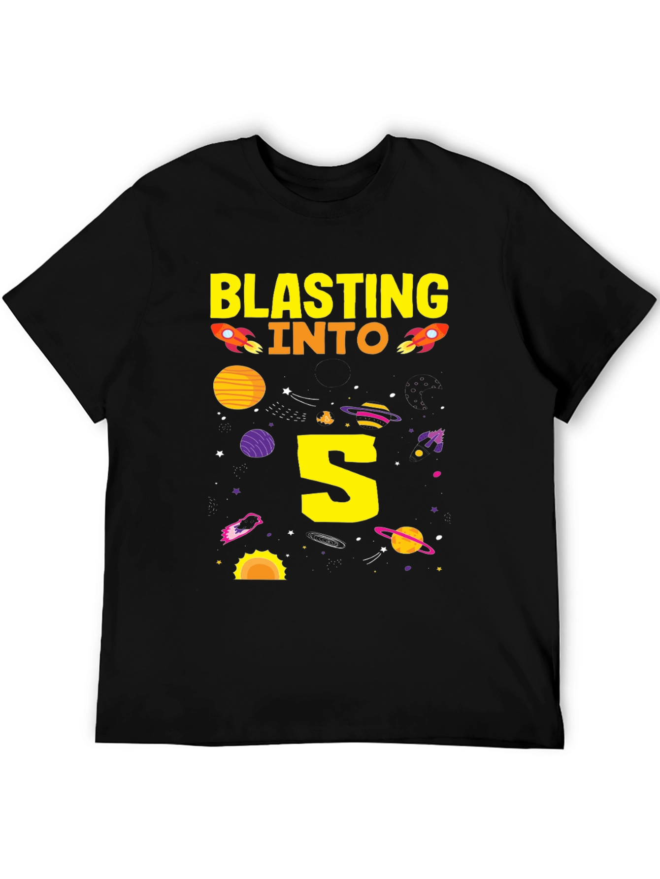 Blasting into 5th Birthday T-Shirt