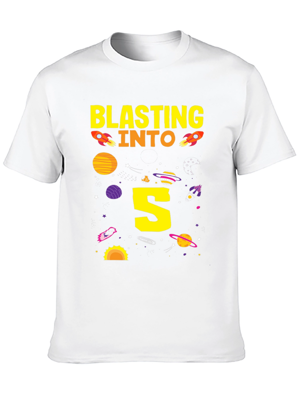 Blasting into 5th Birthday T-Shirt