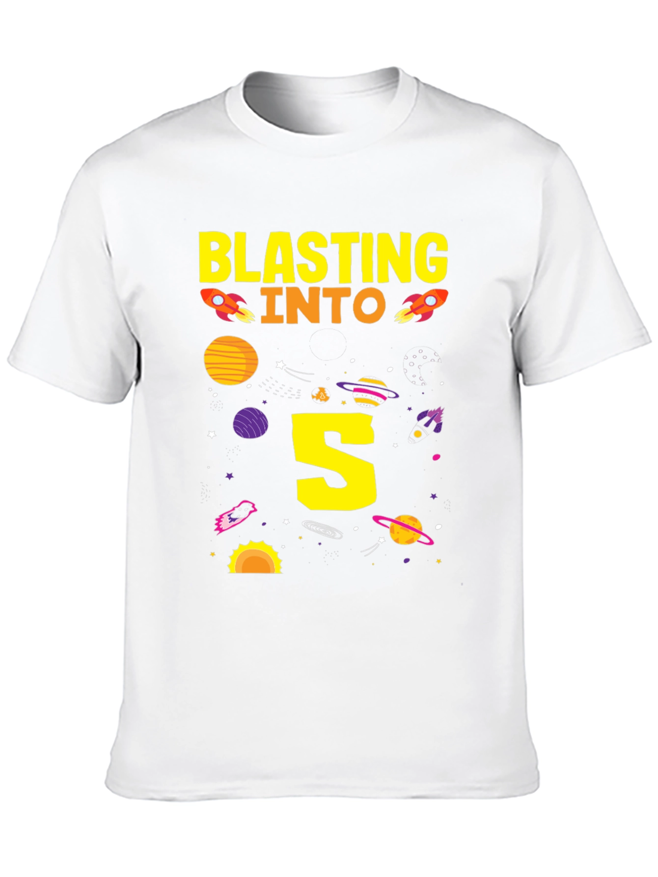 Blasting into 5th Birthday T-Shirt
