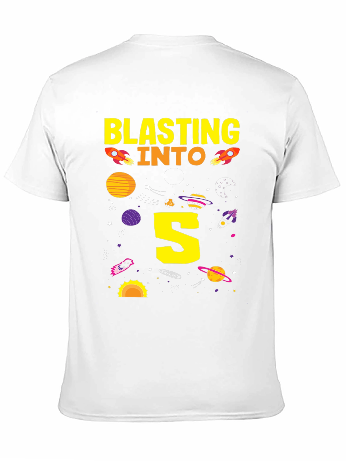 Blasting into 5th Birthday T-Shirt