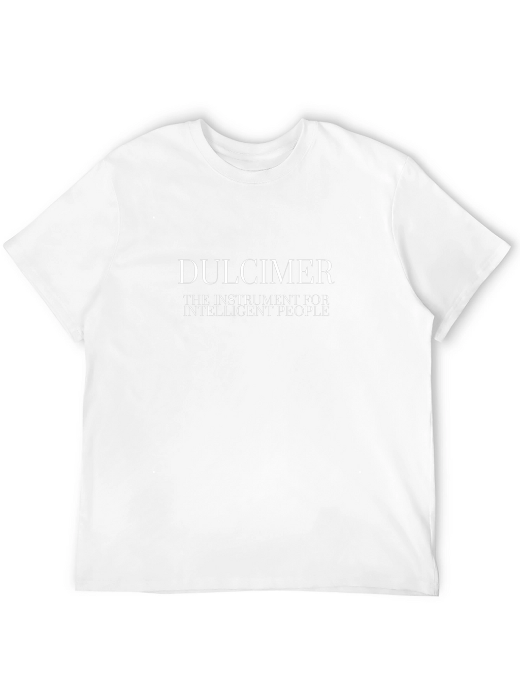 Dulcimer Intelligent People Black Graphic T-Shirt