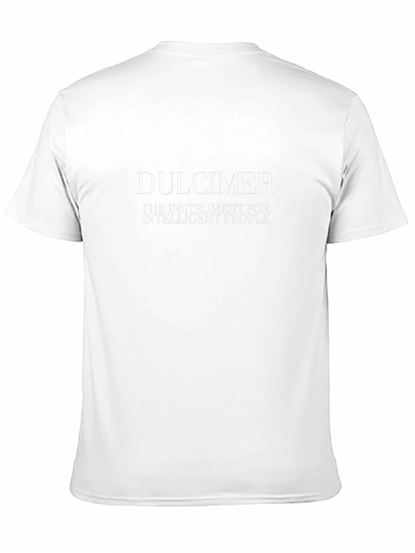 Dulcimer Intelligent People Black Graphic T-Shirt