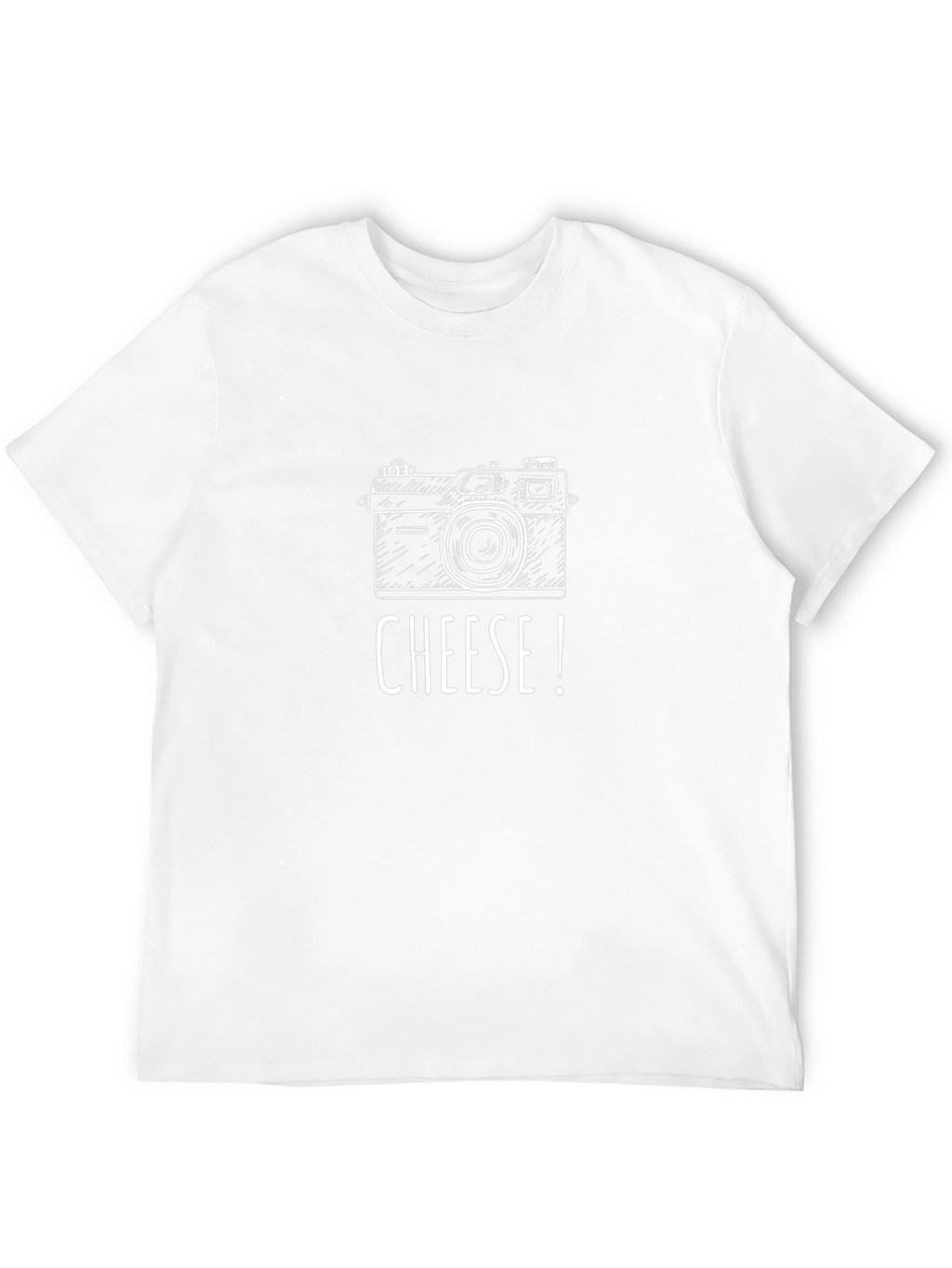 Retro Camera Graphic Tee - Say Cheese!