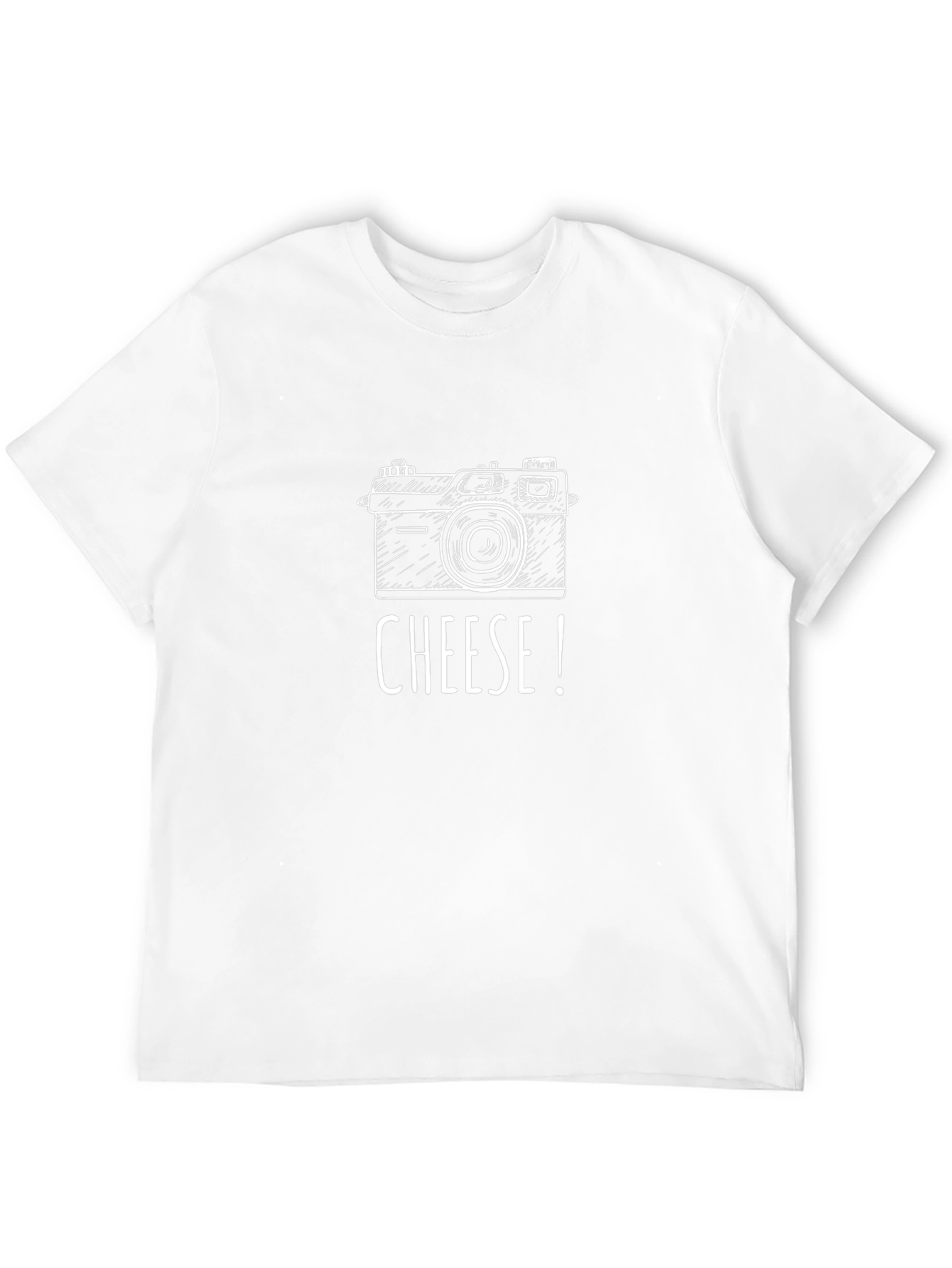 Retro Camera Graphic Tee - Say Cheese!