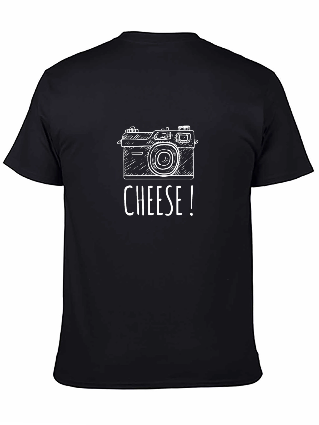 Retro Camera Graphic Tee - Say Cheese!