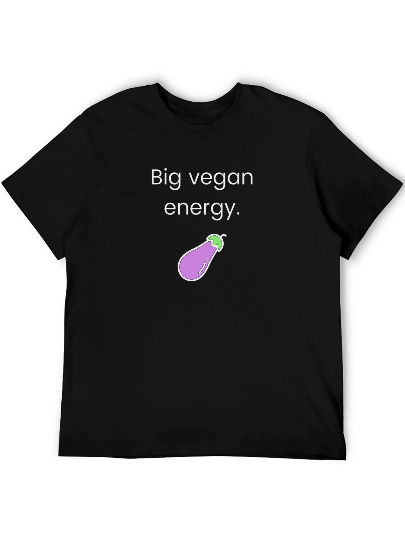 Big Vegan Energy T-Shirt - Unisex Crew Neck