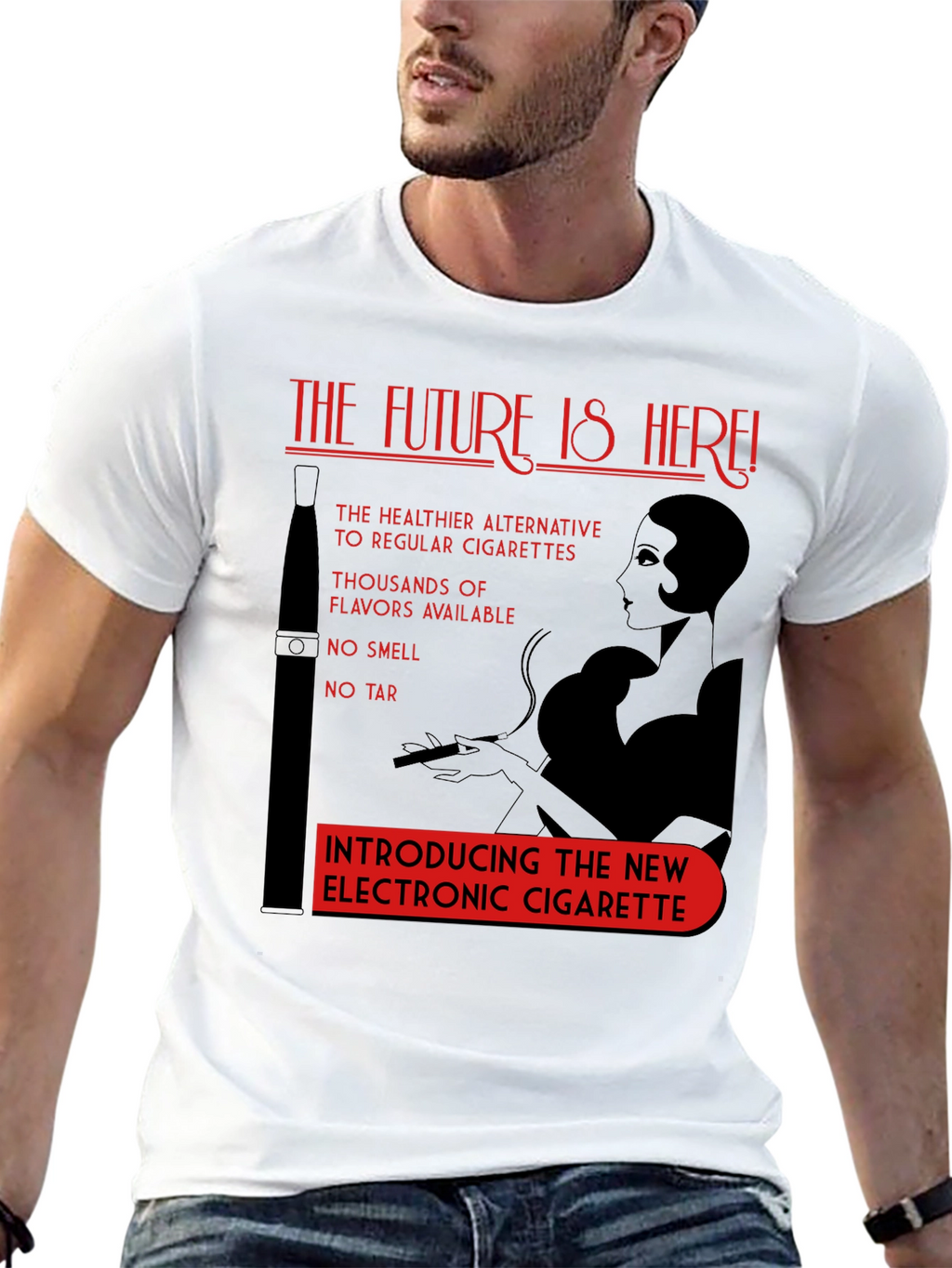 Retro Electronic Cigarette T-Shirt