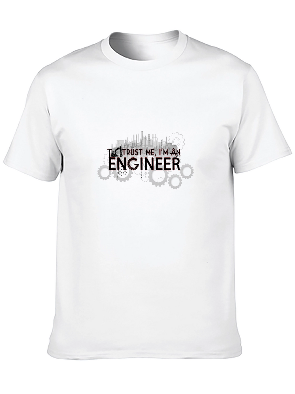 Trust Me Im an Engineer Black T-Shirt