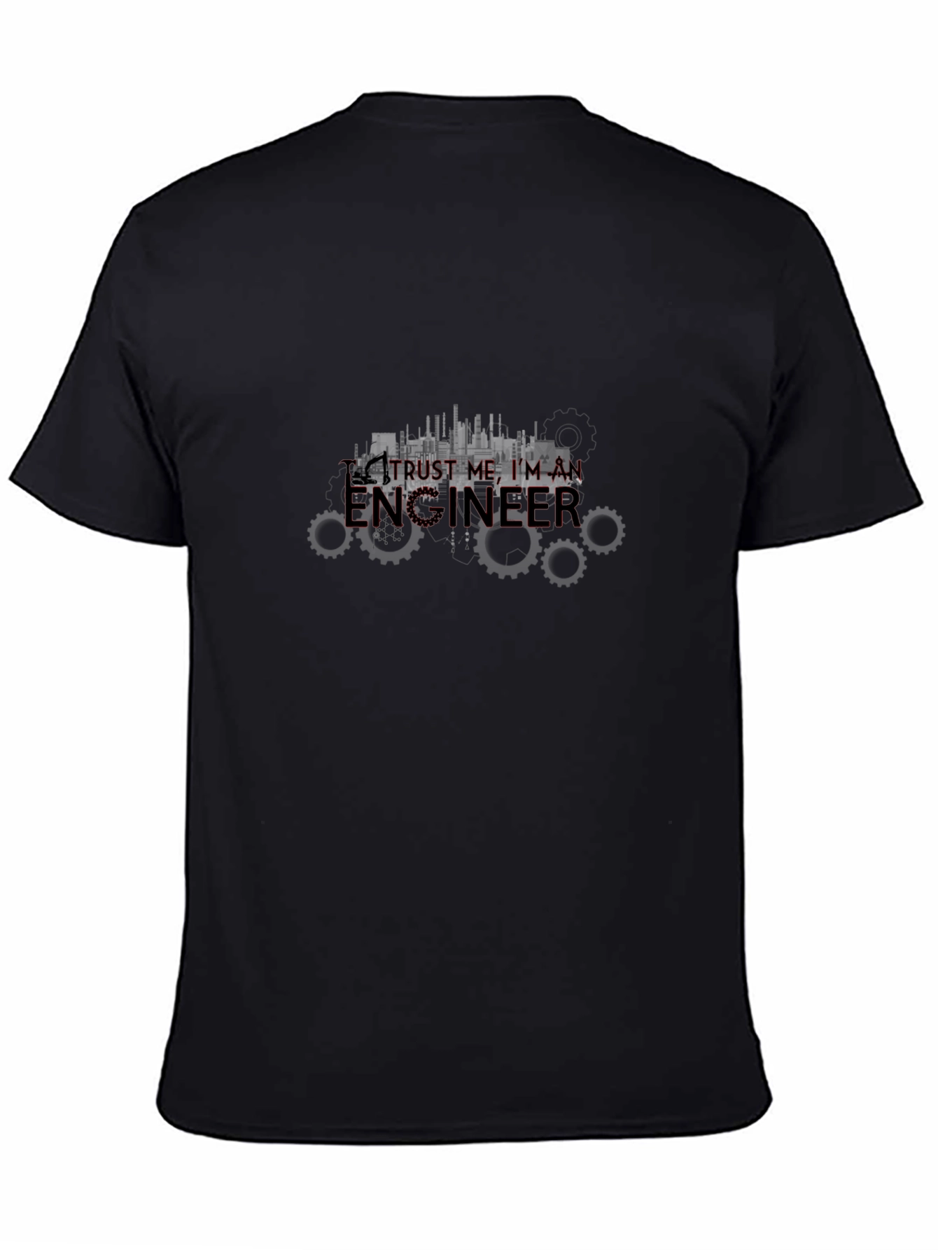 Trust Me Im an Engineer Black T-Shirt