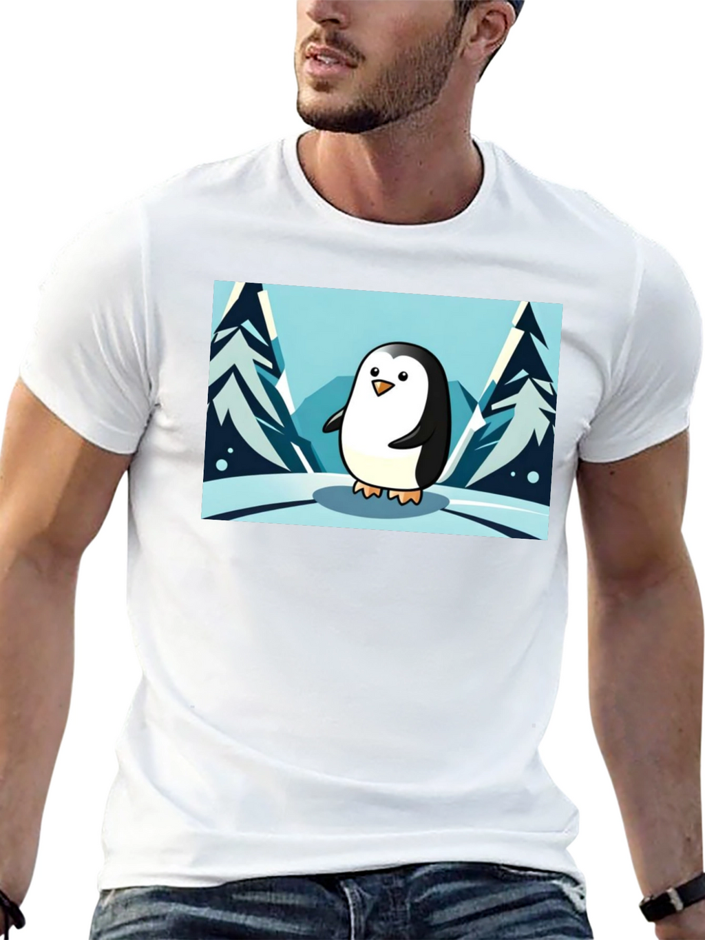 Penguin T-Shirt - Cool Cartoon Design