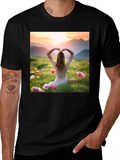 Nature Girl T-Shirt -  Peaceful Graphic Tee