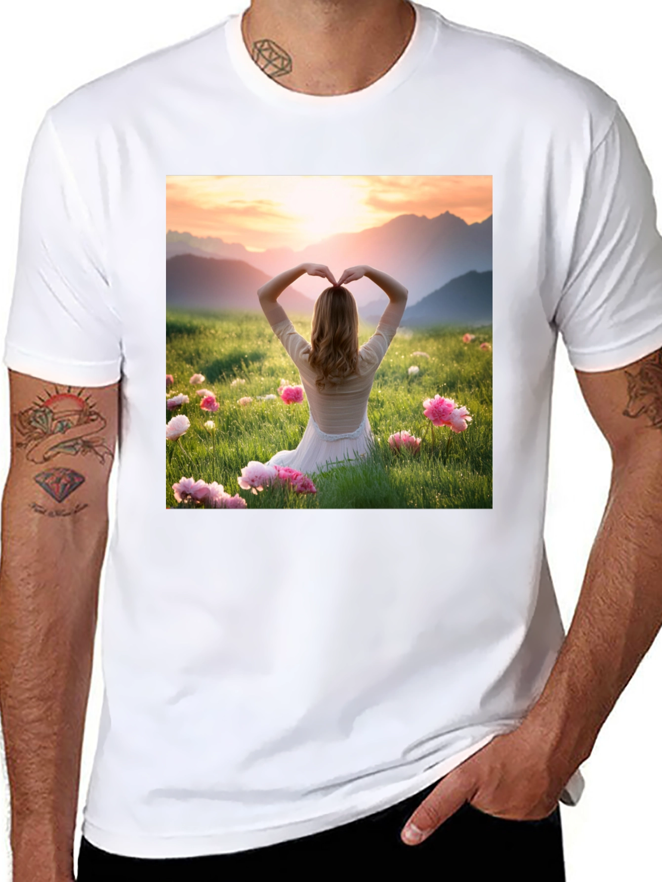 Nature Girl T-Shirt -  Peaceful Graphic Tee