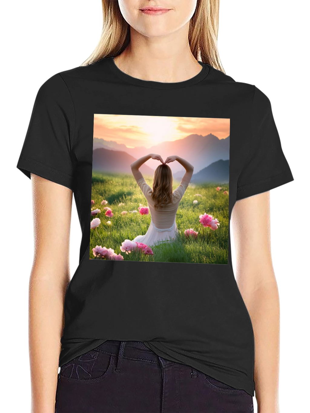 Nature Girl T-Shirt -  Peaceful Graphic Tee