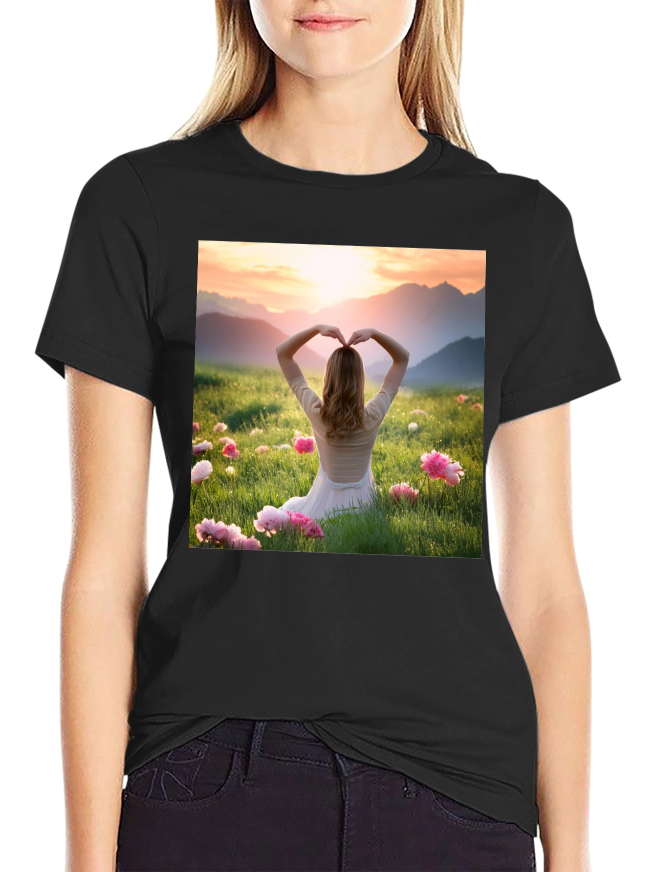Nature Girl T-Shirt -  Peaceful Graphic Tee