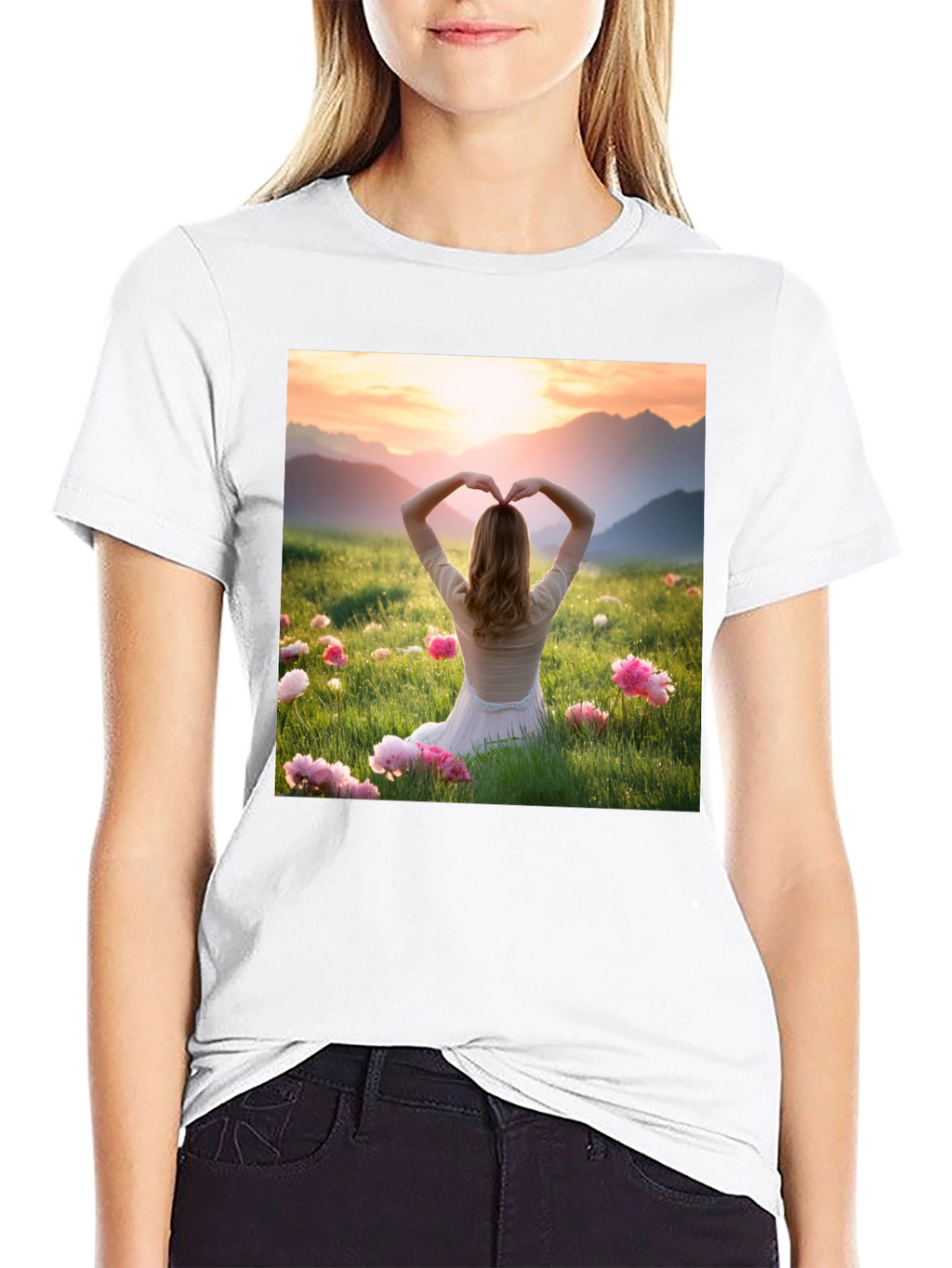 Nature Girl T-Shirt -  Peaceful Graphic Tee