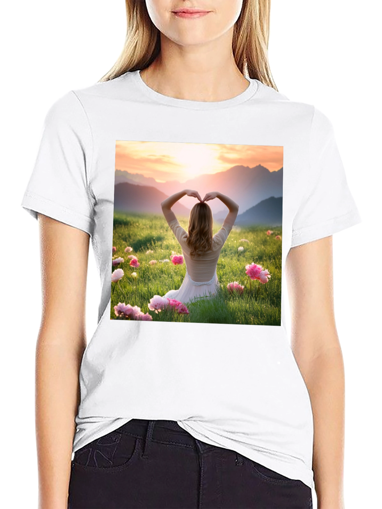 Nature Girl T-Shirt -  Peaceful Graphic Tee