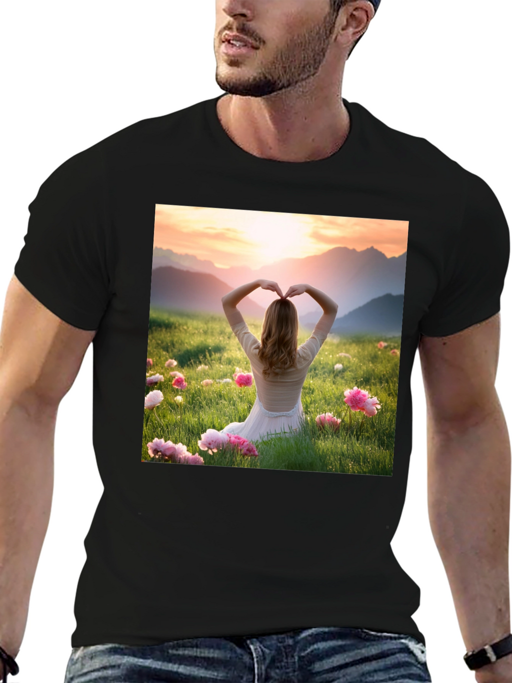 Nature Girl T-Shirt -  Peaceful Graphic Tee