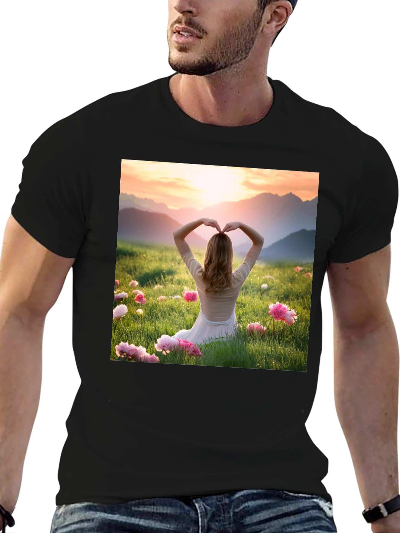Nature Girl T-Shirt -  Peaceful Graphic Tee