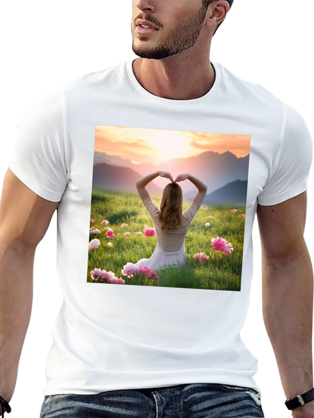 Nature Girl T-Shirt -  Peaceful Graphic Tee