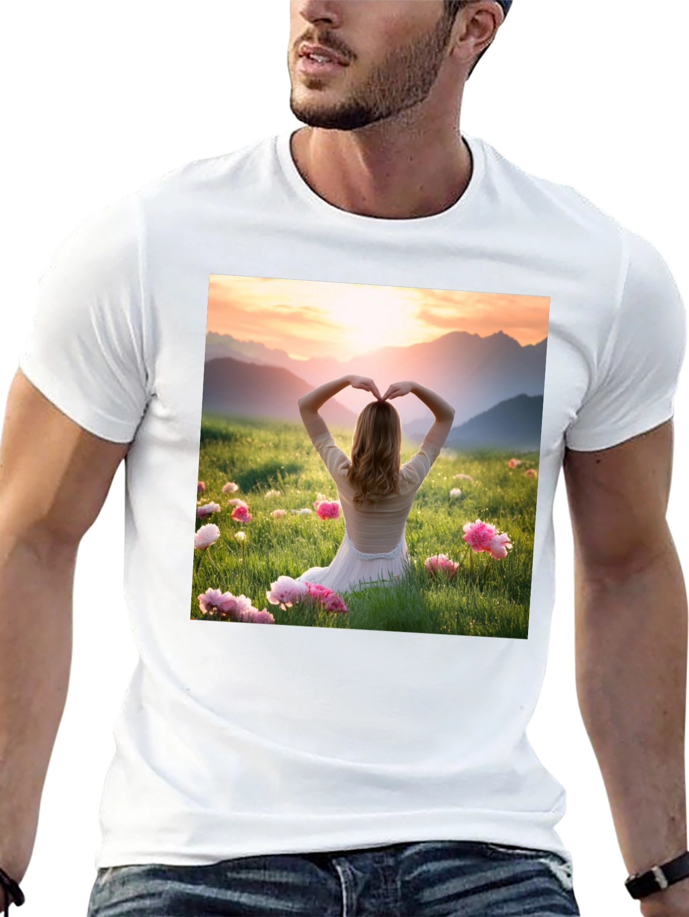 Nature Girl T-Shirt -  Peaceful Graphic Tee