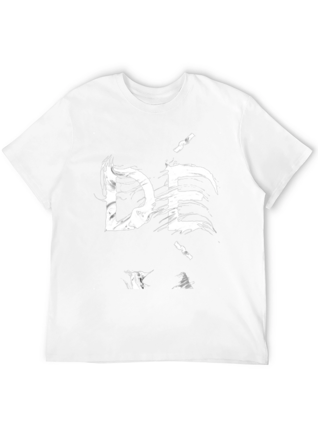 Abstract DE Graphic Black T-Shirt