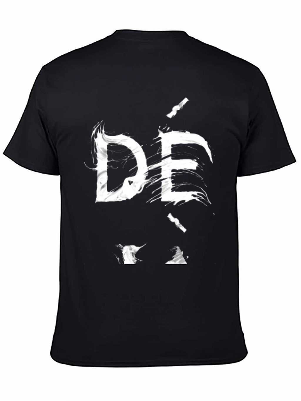 Abstract DE Graphic Black T-Shirt