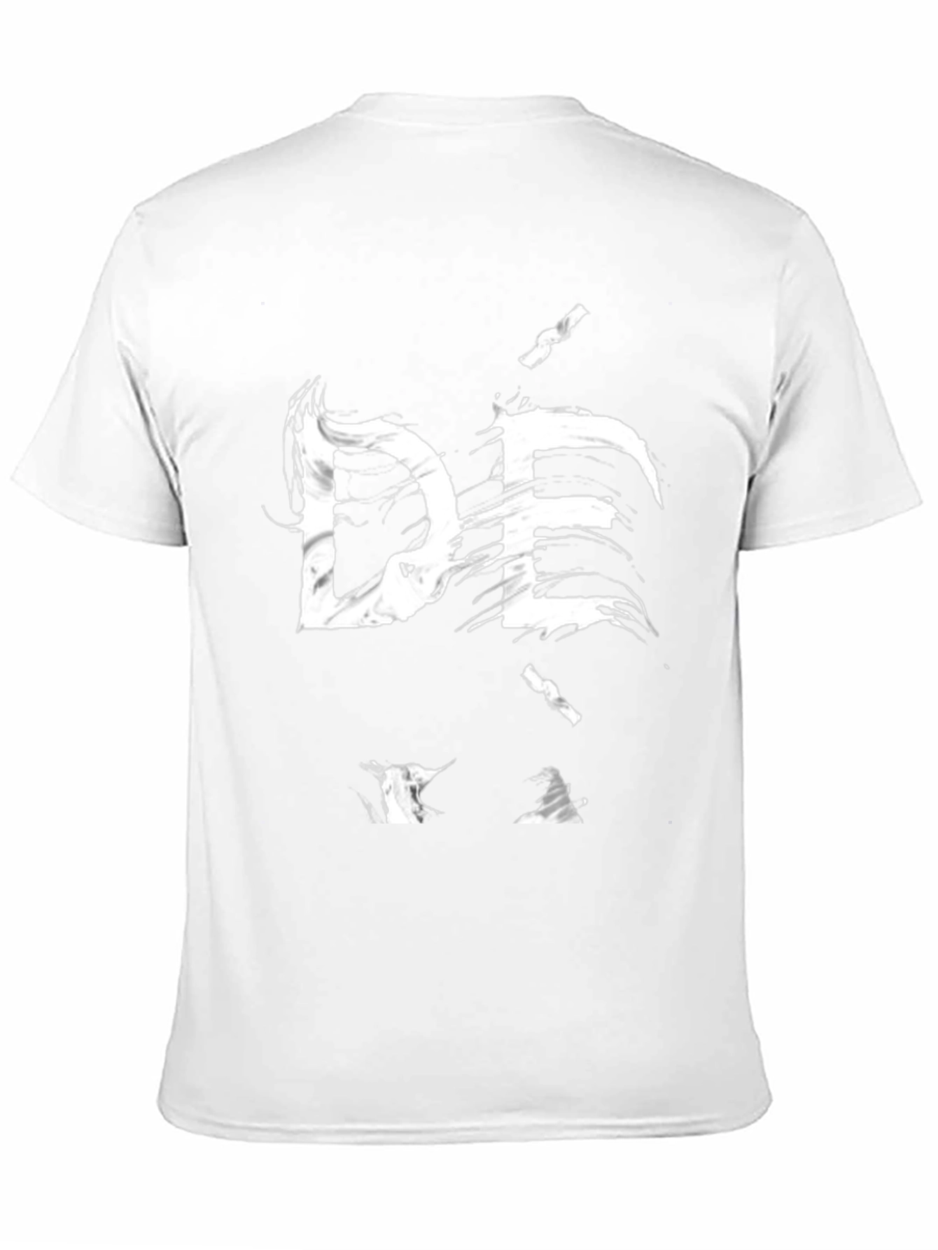 Abstract DE Graphic Black T-Shirt