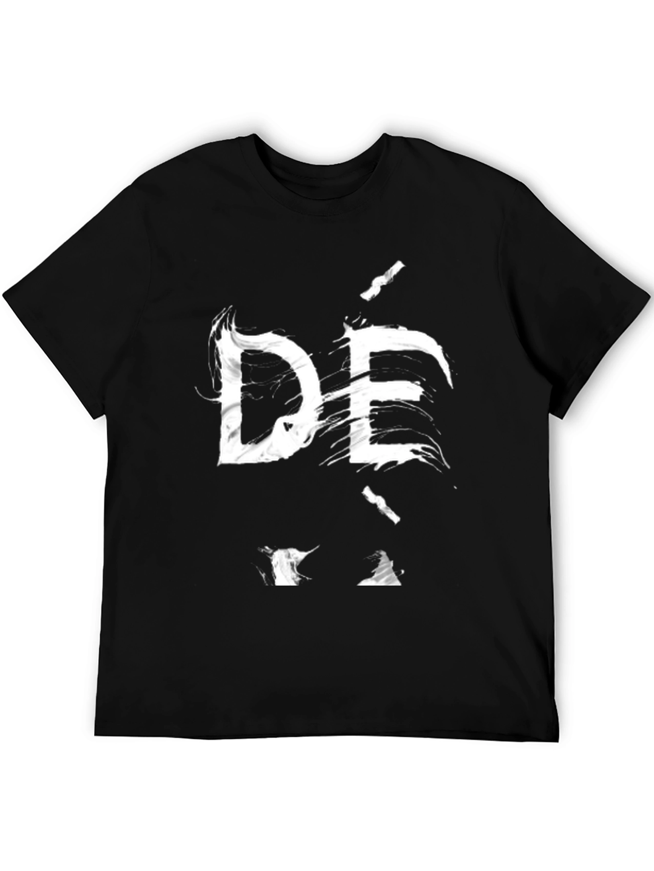 Abstract DE Graphic Black T-Shirt