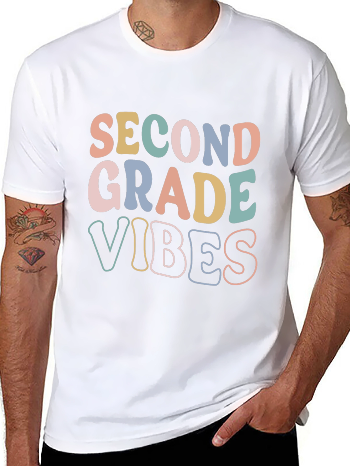 Second Grade Vibes Graphic T-Shirt