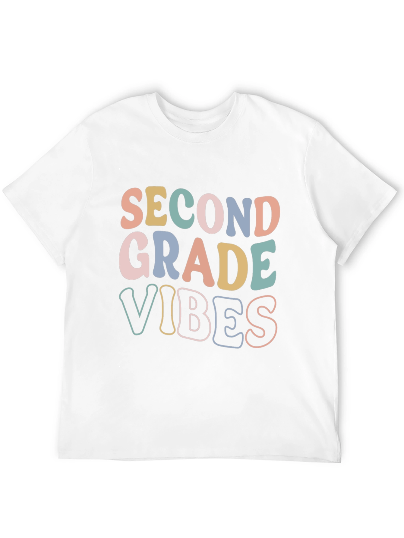 Second Grade Vibes Graphic T-Shirt