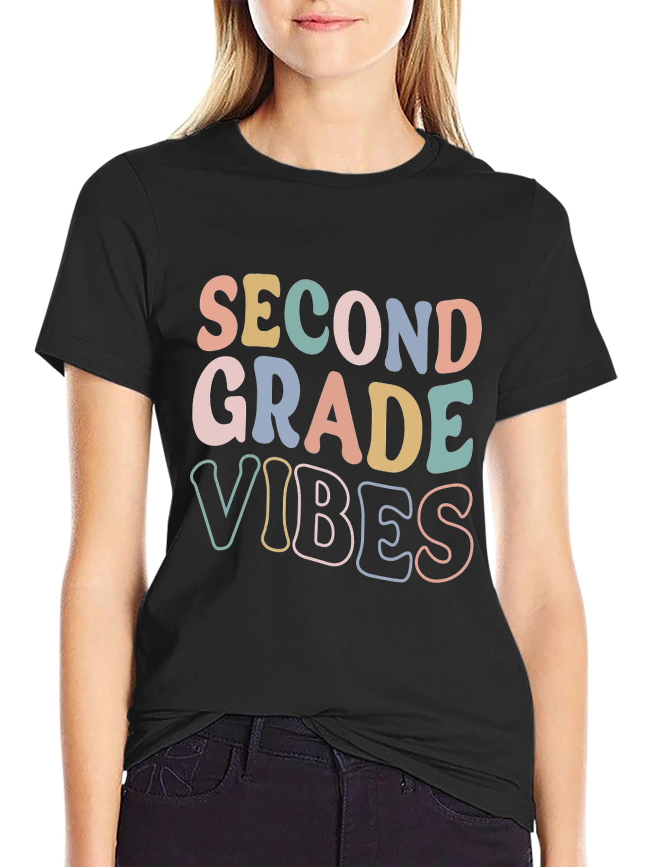 Second Grade Vibes Graphic T-Shirt