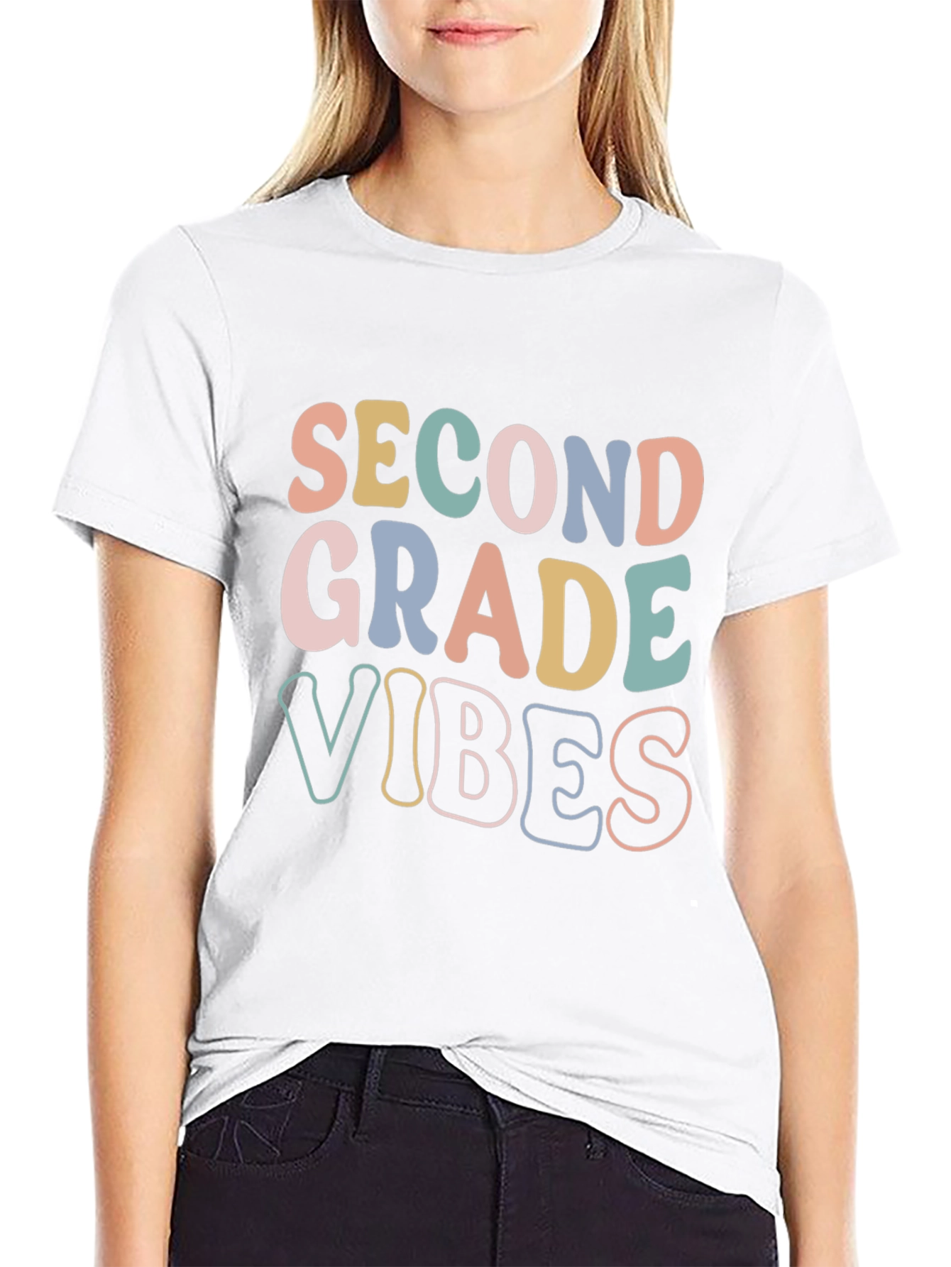 Second Grade Vibes Graphic T-Shirt