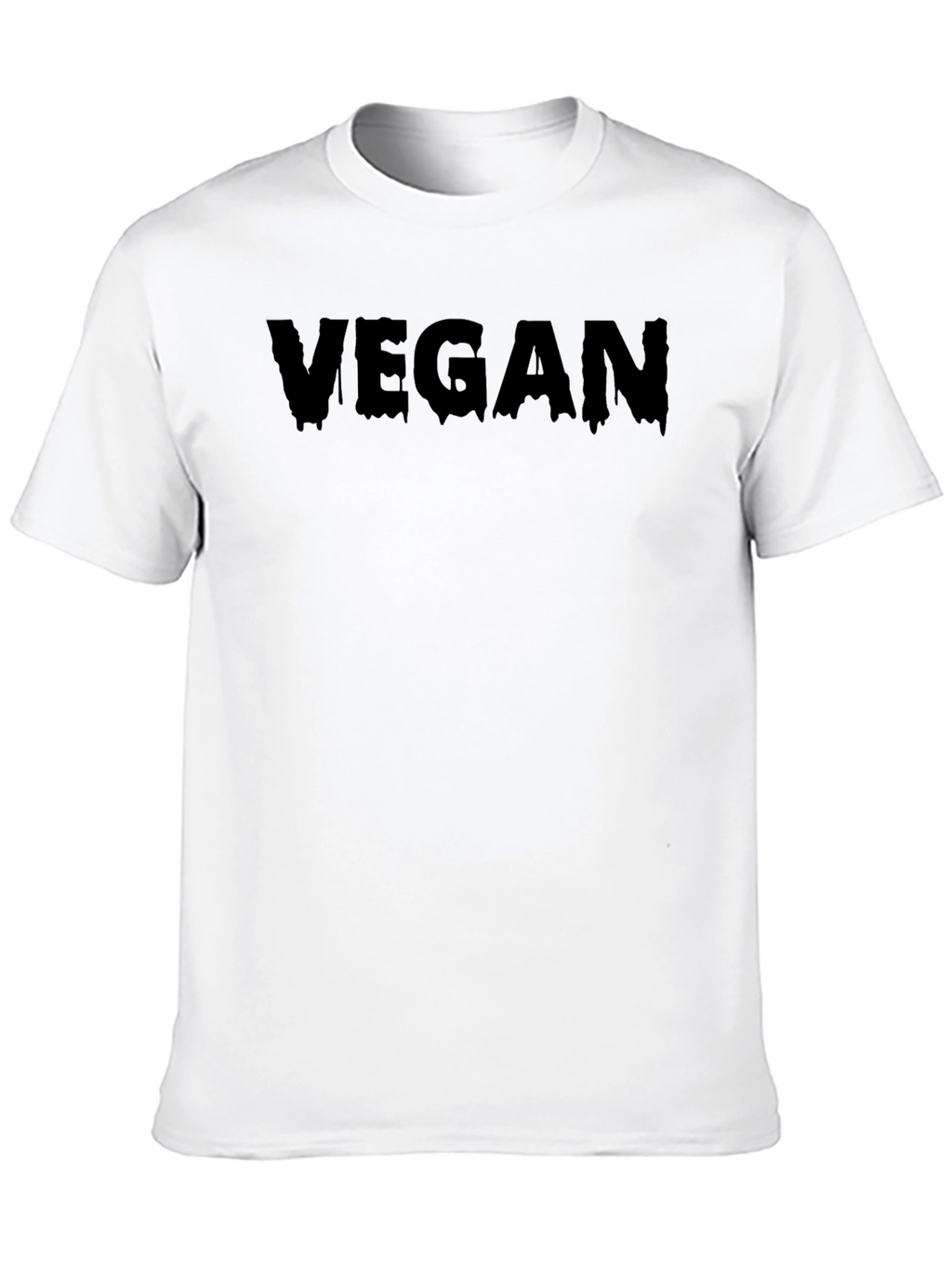 Vegan Graphic Tee - Black Unisex T-Shirt
