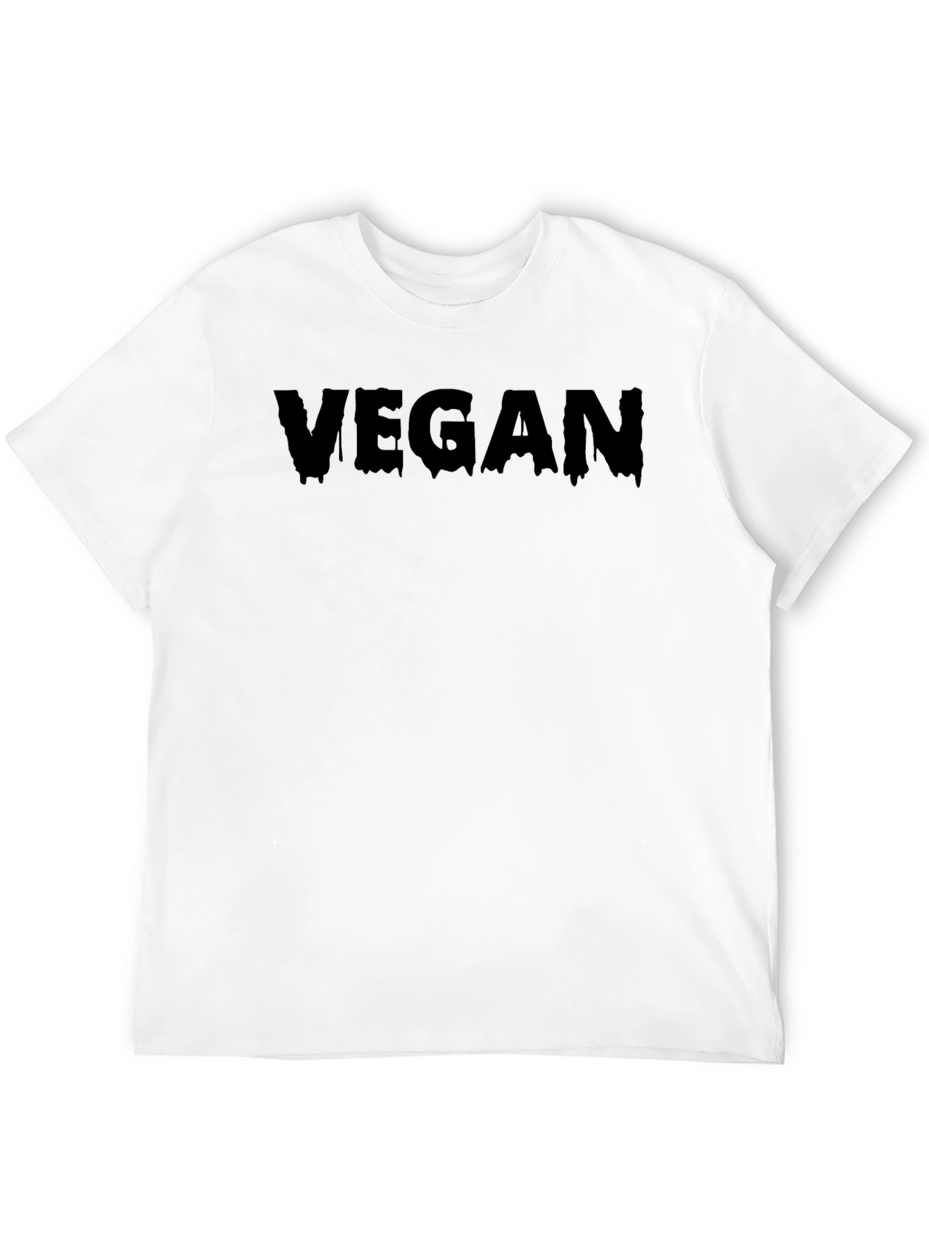 Vegan Graphic Tee - Black Unisex T-Shirt