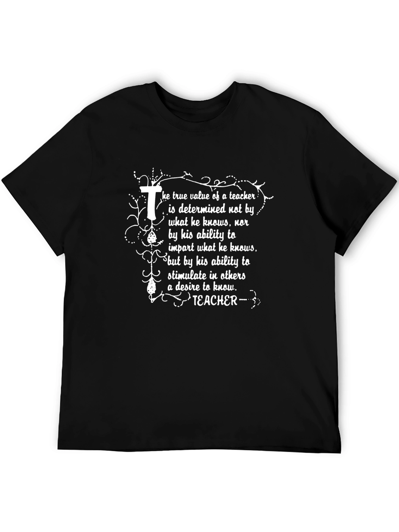 Teacher Value T-Shirt - Inspire Others