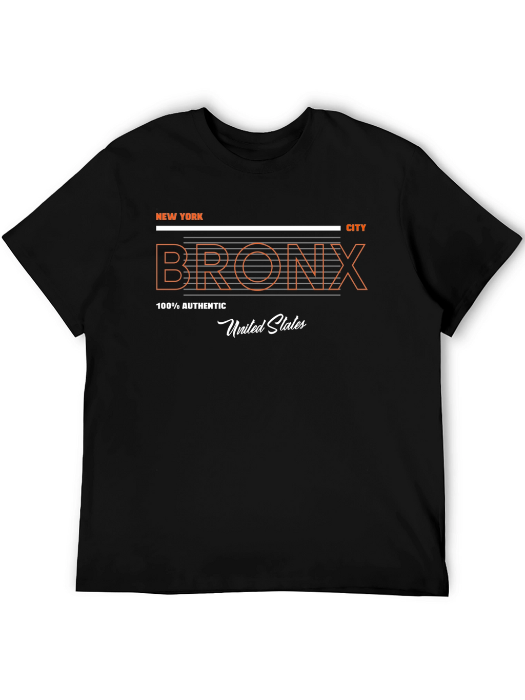 New York Bronx City Graphic T-Shirt